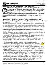 Preview for 2 page of Daewoo SDA2081 User Manual