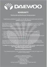 Предварительный просмотр 13 страницы Daewoo SDA2623 User Manual