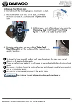 Preview for 7 page of Daewoo ULTRA GLIDE SDA1590 User Manual