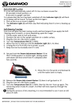 Preview for 10 page of Daewoo ULTRA GLIDE SDA1590 User Manual