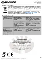 Preview for 12 page of Daewoo ULTRA GLIDE SDA1590 User Manual