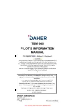 Daher TBM 940 Pilot'S Information Manual preview