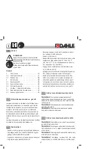 Preview for 49 page of Dahle 70104 Instructions Manual