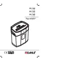 Dahle PaperSAFE PS 100 Instructions Manual preview
