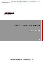 Preview for 1 page of Dahua Technology DH-5208AN-4KL-X-8 User Manual