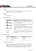 Preview for 4 page of Dahua Technology DH-PFS3125-24ET-190 User Manual