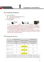 Preview for 5 page of Dahua BF Series Installation And Commissioning Manual