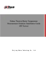 Dahua BF Series Installation Manual preview
