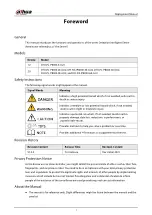 Предварительный просмотр 2 страницы Dahua DH-IVS-IP8000-E-GU1 Manual