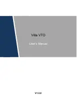 Dahua DHI-VTO3211D-P4-S1 User Manual предпросмотр