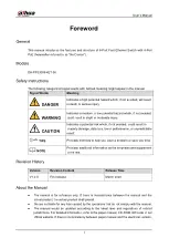 Preview for 2 page of Dahua PFS3006-4ET-36 User Manual