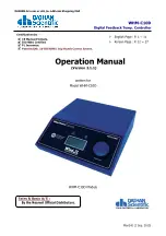 Daihan Scientific WHM-C10D Operation Manual preview