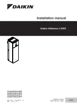 Daikin Altherma 3 GEO EGSAH06UD Series Installation Manual предпросмотр