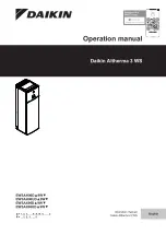 Preview for 1 page of Daikin Altherma 3 WS EWSAH06D 9W Operation Manual