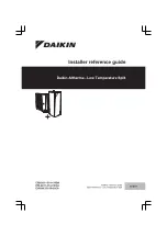 Daikin Altherma EHVH/X16S18+26CA Installer'S Reference Manual предпросмотр