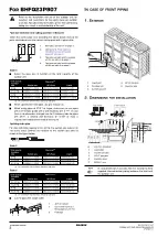 Preview for 4 page of Daikin BHFQ23P907 Installation Manual