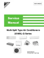 Preview for 1 page of Daikin CTXG09QVJUW Service Manual