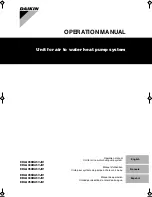 Daikin EDLQ036BA6VJU1 Operation Manual preview