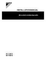 Preview for 1 page of Daikin ERAP110MBYNN Installation Manual