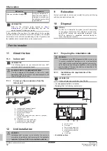 Preview for 12 page of Daikin FDA125A5VEB Installation And Operation Manual