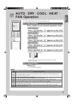 Preview for 11 page of Daikin FTHF40RVLT Operation Manual