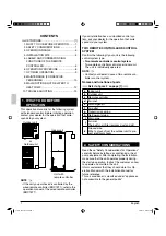 Preview for 3 page of Daikin FTQ18PBVJU Operation Manual