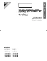 Preview for 1 page of Daikin FTX09NMVJU Installation Manual