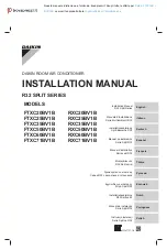 Preview for 1 page of Daikin FTXC20BV1B Installation Manual
