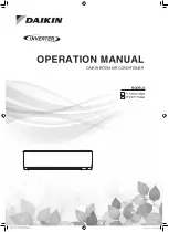 Daikin FTXF60TVMA Operation Manual preview