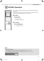 Предварительный просмотр 15 страницы Daikin FTXF60TVMA Operation Manual