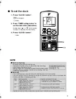 Preview for 10 page of Daikin FTXG25CVMAW Operation Manual