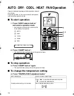 Preview for 11 page of Daikin FTXG25CVMAW Operation Manual