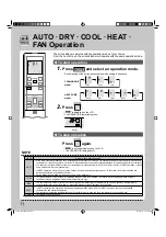 Preview for 12 page of Daikin FTXN15KVJU Operation Manual