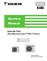 Daikin FTXR-T Series Service Manual preview