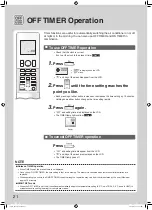 Предварительный просмотр 22 страницы Daikin FTXS20K2V1B Operation Manual