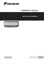 Daikin FTXTA30C2V1BB Installation Manual preview