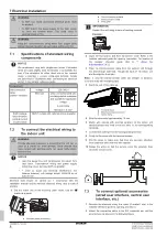 Preview for 8 page of Daikin FTXTA30C2V1BB Installation Manual