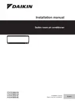 Preview for 1 page of Daikin FTXTP25N5V1B Installation Manual