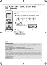 Preview for 13 page of Daikin FTXV80WVMA Operation Manual