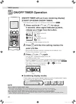 Предварительный просмотр 26 страницы Daikin FTXV80WVMA Operation Manual