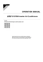 Daikin FXDQ07MVJU Operation Manual preview