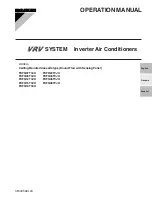 Preview for 1 page of Daikin FXFQ07TVJU Operation Manual