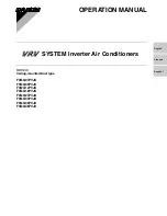 Preview for 1 page of Daikin FXMQ07PVJU Operation Manual