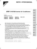 Preview for 1 page of Daikin FXMQ20PVE Installation Manual