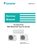 Daikin Inverter FTXL20G2V1B Service Manual preview