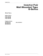 Preview for 3 page of Daikin Inverter FTXL20G2V1B Service Manual