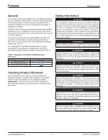 Preview for 3 page of Daikin Maverick I MPSA07D Installation And Maintenance Manual