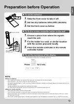 Предварительный просмотр 11 страницы Daikin Perfera FTXTM-M Operation Manual