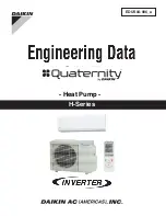 Preview for 1 page of Daikin Quaternity FTXG09HVJU Engineering Data