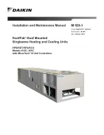 Preview for 1 page of Daikin RoofPak RPS Series Installation And Maintenance Manual